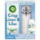 image 1 of Airwick Air Freshener Freshmatic Crisp Linen Kit