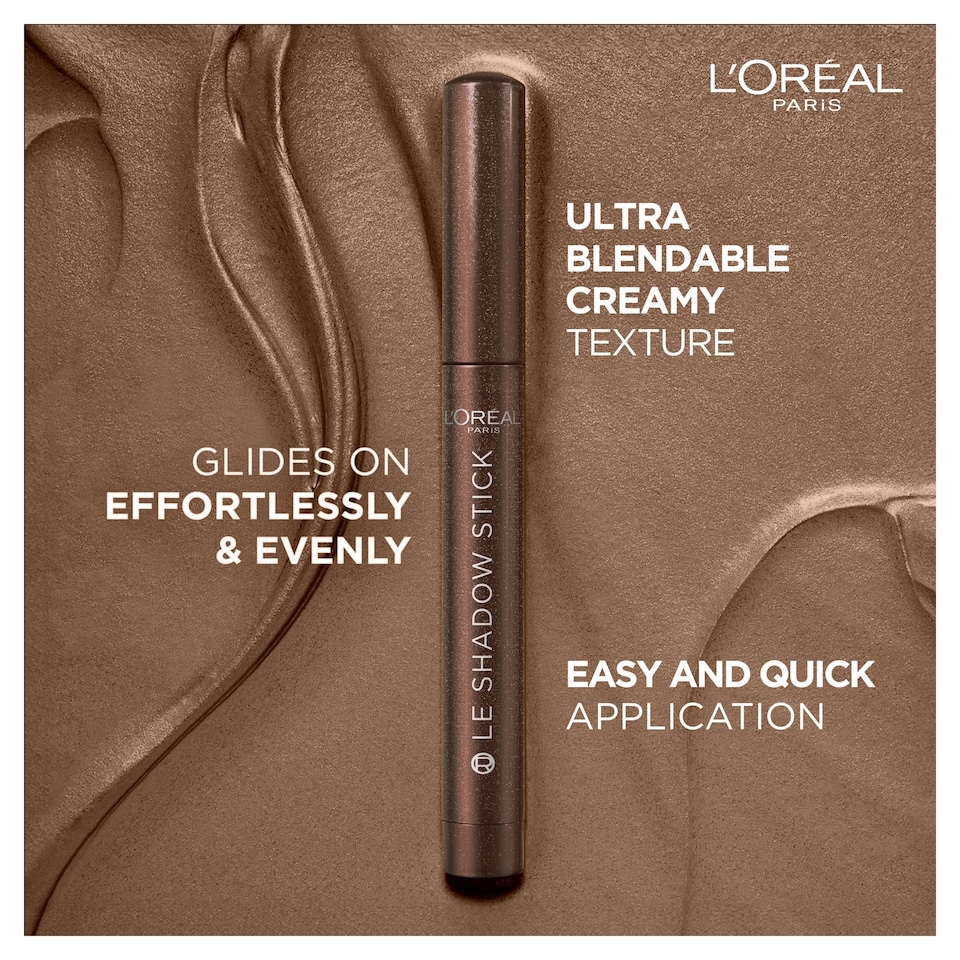 image 1 of L'Oréal Paris Le Shadow Stick, 240 Brown Abyss, 1.4g