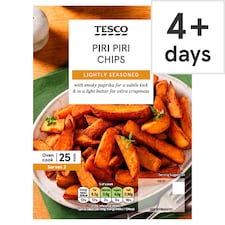 Tesco Skin-on Chips with Piri Piri Seasoning 400g