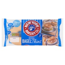 New York Bakery Co Original Bagel Thins 4 Pack