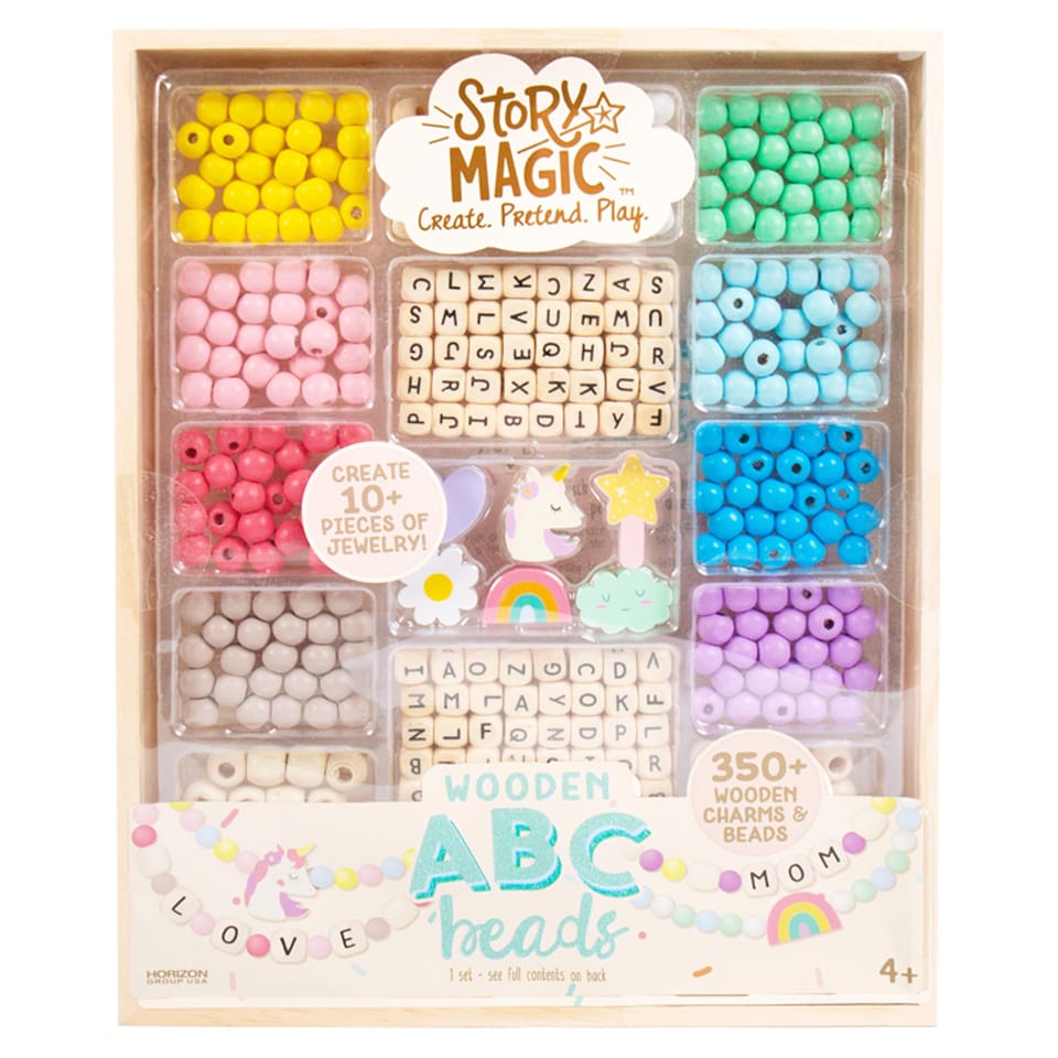 image 1 of Story Magic ABC Wooden Beads