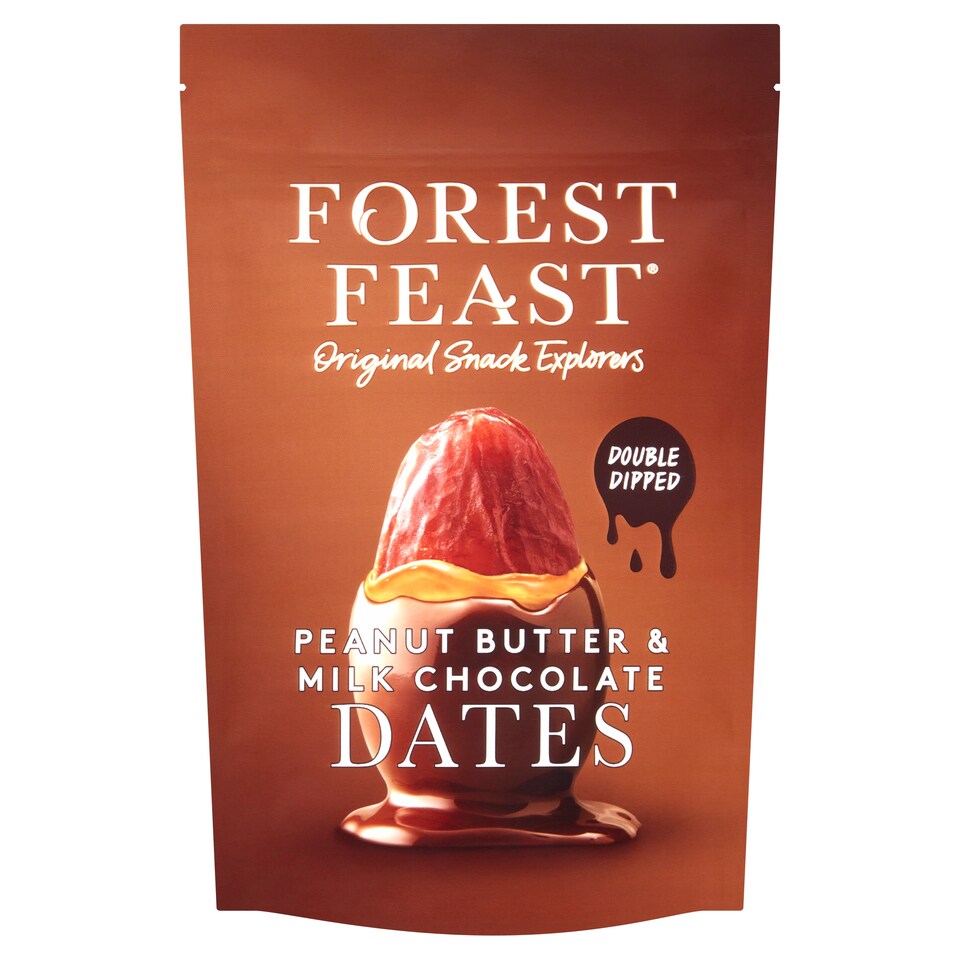 Forest Feast Peanut Butter And Milk Chocolate Dates 140G