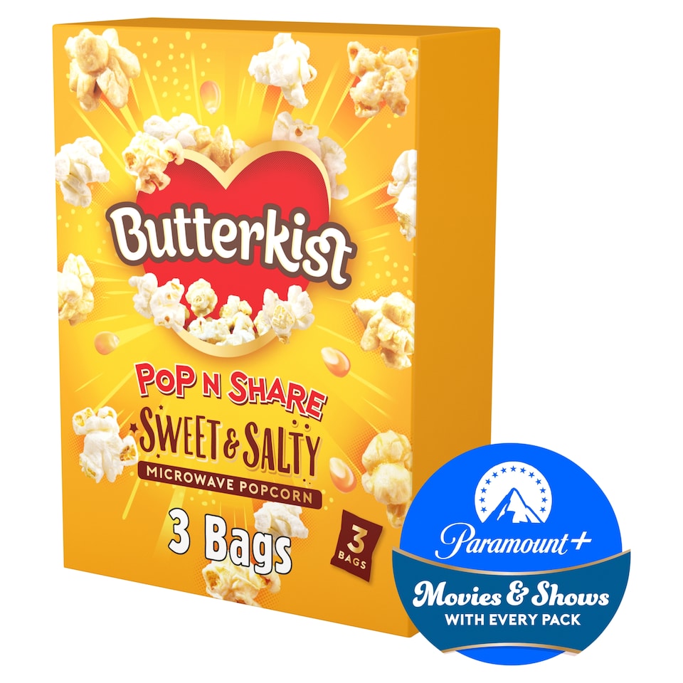 image 1 of Butterkist Microwave Popcorn Sweet & Salted 3X60g