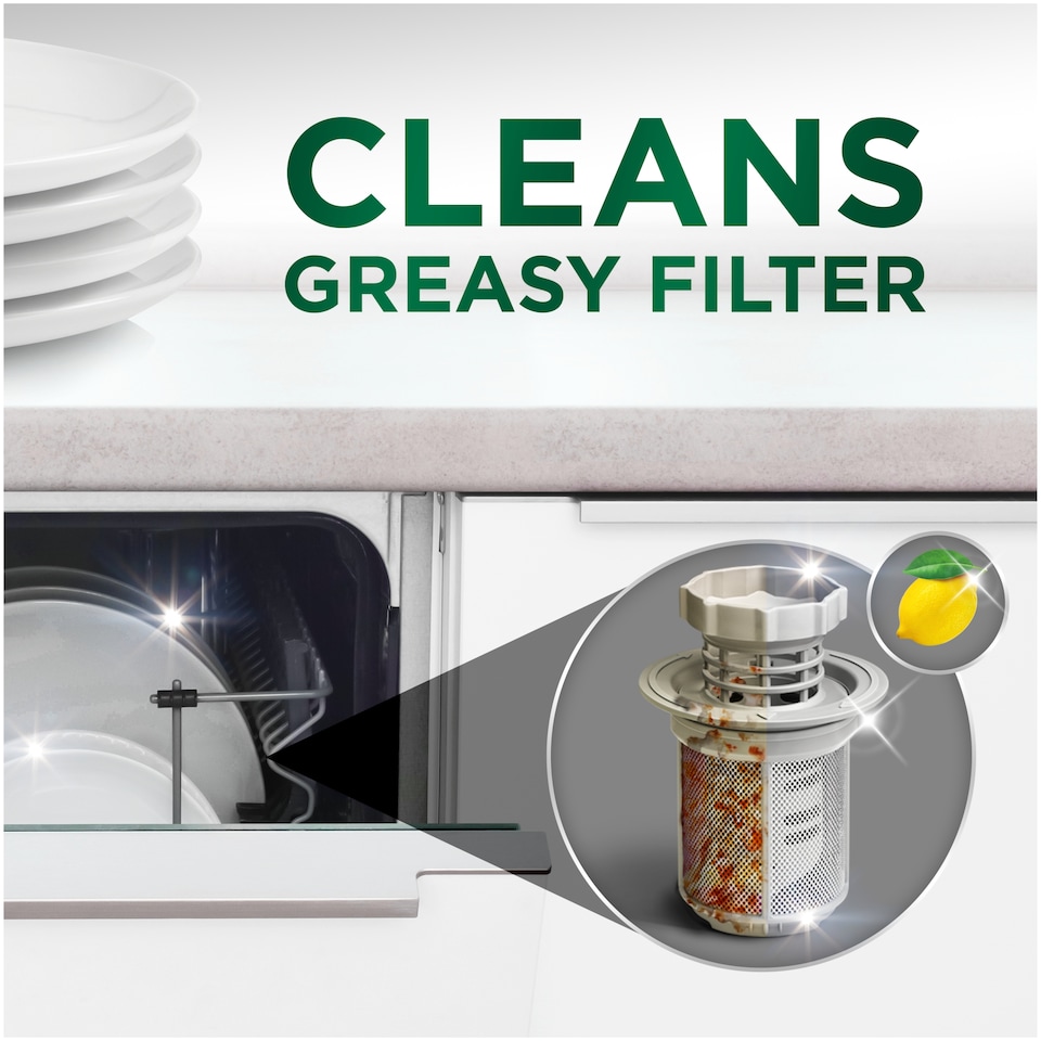 image 1 of Fairy Platinum All In One Dishwasher Lemon XXL pack 66 Capsules 983g