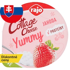 Rajo Cottage Cheese Yummy jahoda 180 g