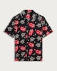 image 4 of Rolling Stones Tongue Print Shirt in Black