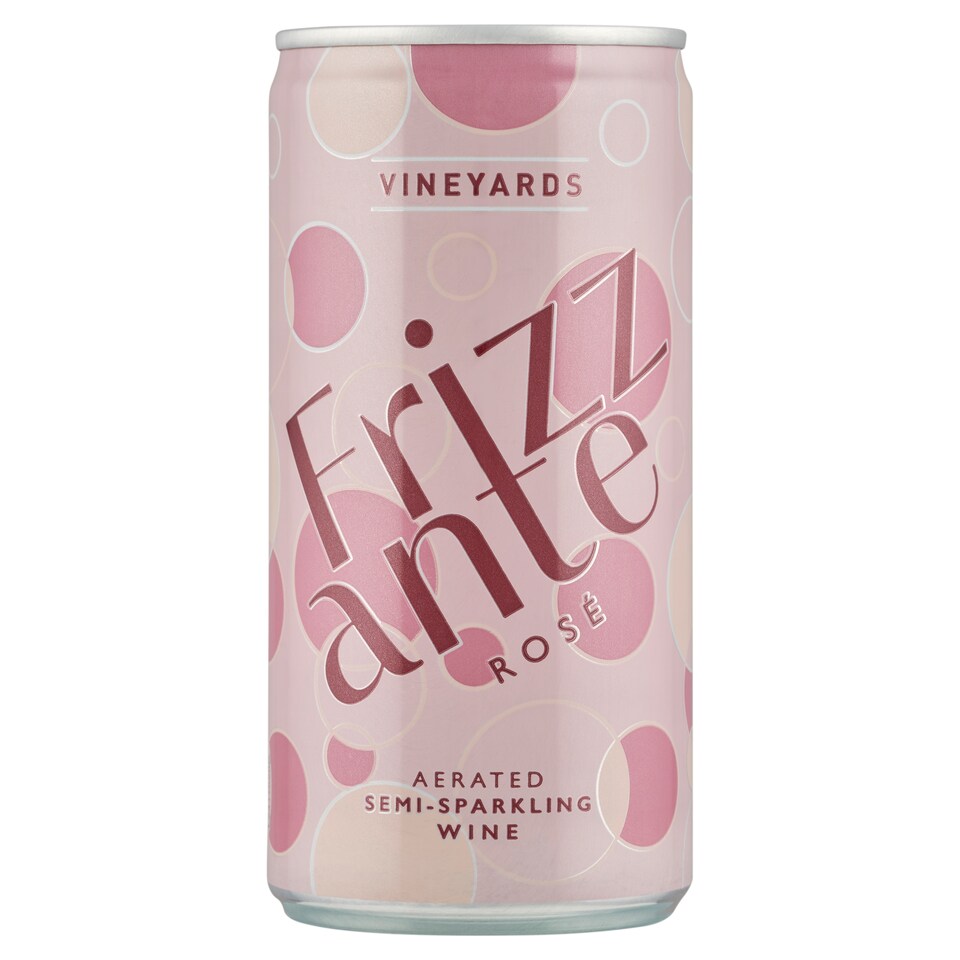 Vineyards Frizzante Rosé perlivé růžové víno 200ml