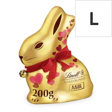 Lindt Gold Bunny Milk Chocolate with Hearts 200g