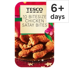 Tesco 10 Chicken Satay Bites 120G