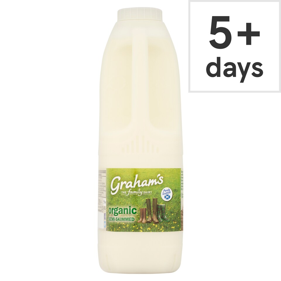 Graham's Organic Semi-Skimmed Milk 1 Litre