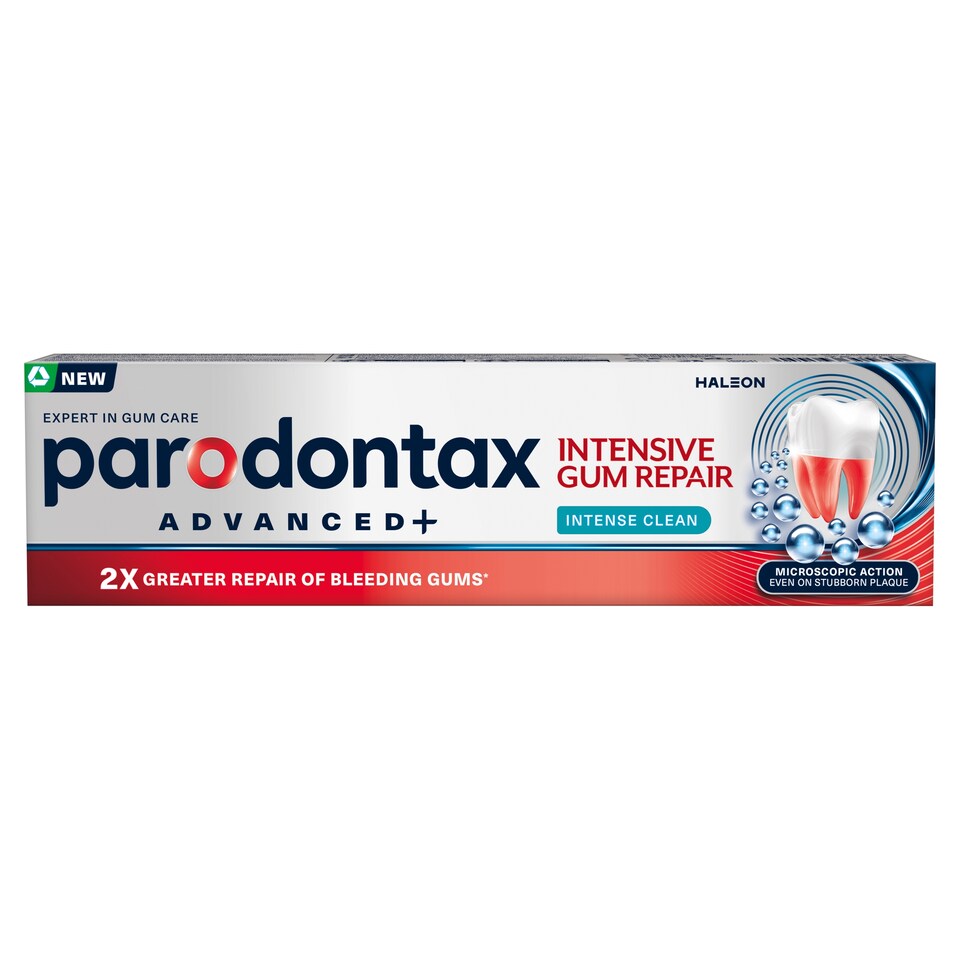obrázok 1 z Parodontax Advanced+ Intensive Gum Repair Intense Clean zubná pasta s fluoridom 75 ml