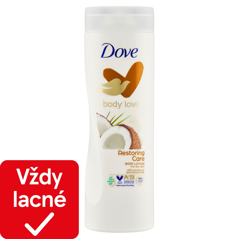 obrázok 1 z Dove Restoring Care telové mlieko s kokosovým olejom 400 ml