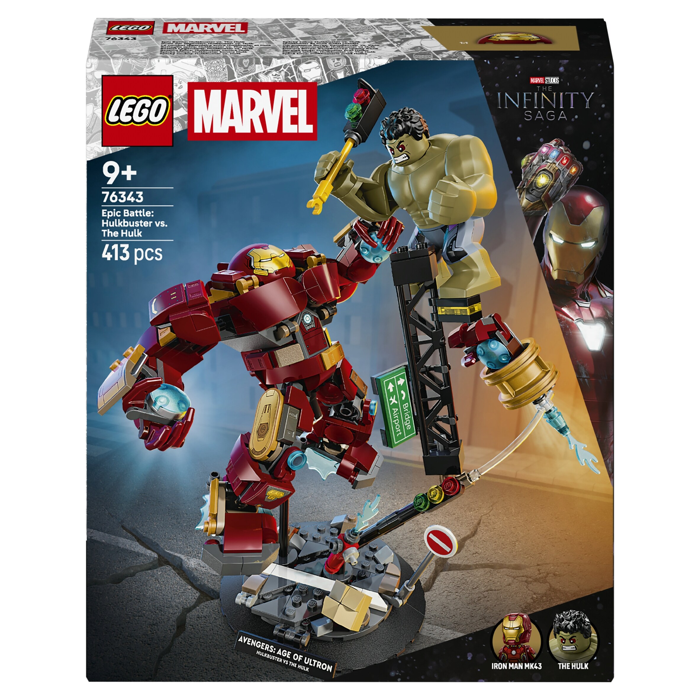 LEGO Super Heroes Marvel Spider-Man vs. Hulk Epic Clash  76350