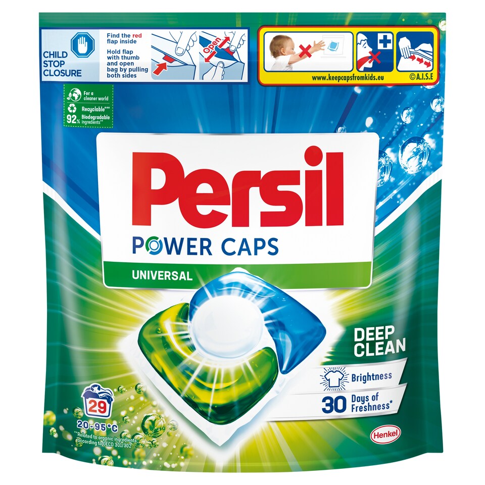 PERSIL prací kapsle Power-Caps Deep Clean Regular 29 praní, 406g