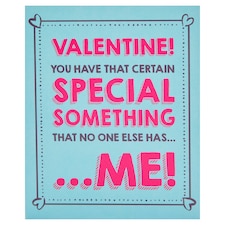 Emotional Rescue Valentine's Day Card (Humour)