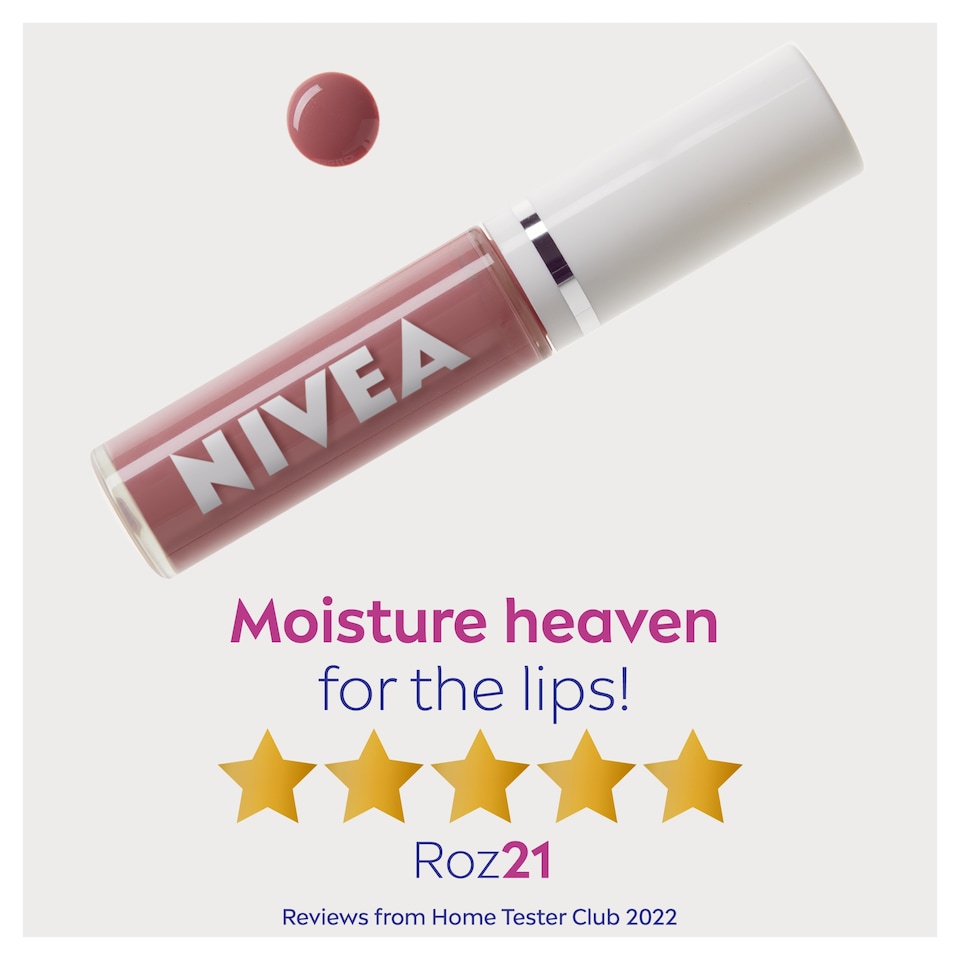 image 1 of NIVEA Caring Lip Oil Rose​ 5.5ml