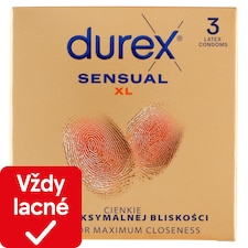 Durex Sensual prezervatívy XL 3 ks