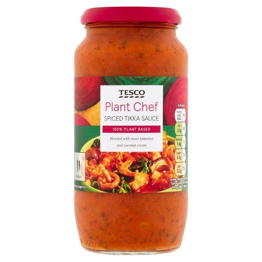 Tesco Plant Chef Spiced Tikka Sauce 500G Tesco Groceries