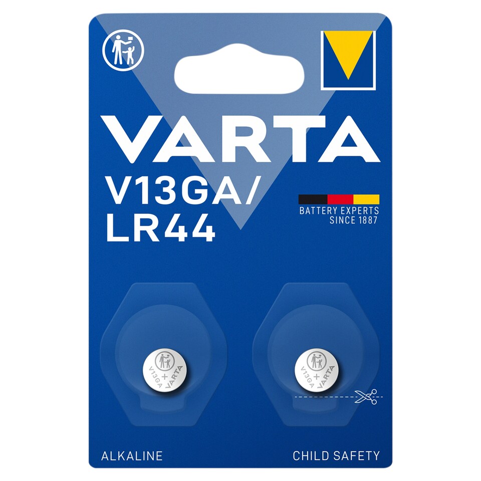 obrázok 1 z VARTA V13GA/LR44 alkalické batérie 2 ks