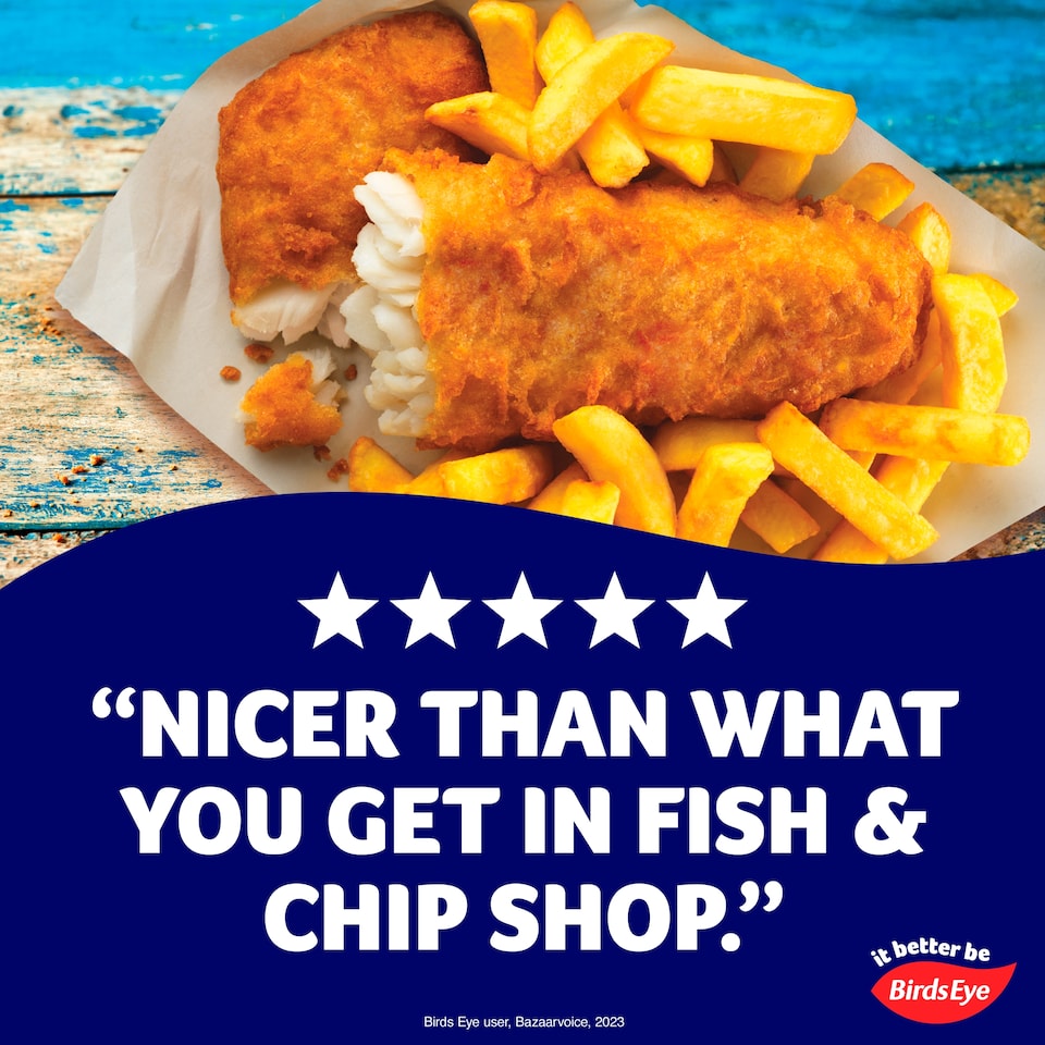 image 1 of Birds Eye 4 Battered Haddock Fillets 400g