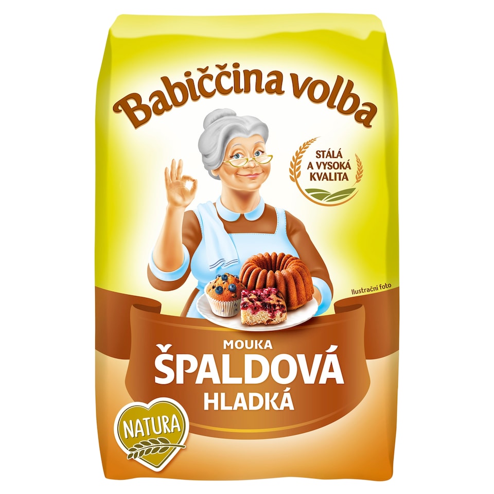 Babiččina Volba Špaldová mouka hladká 1kg