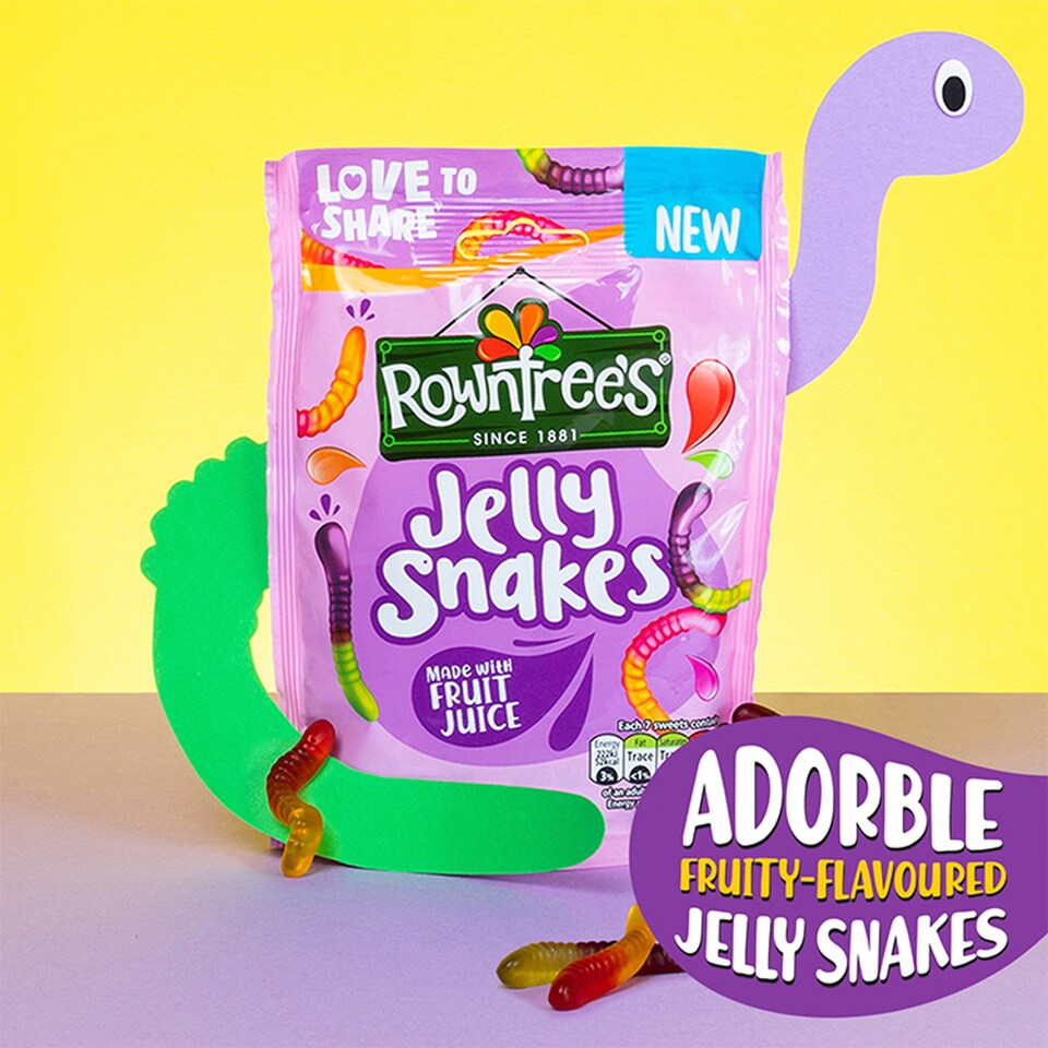 image 1 of Rowntree's Jelly Snakes Sweets Sharing Bag 115g