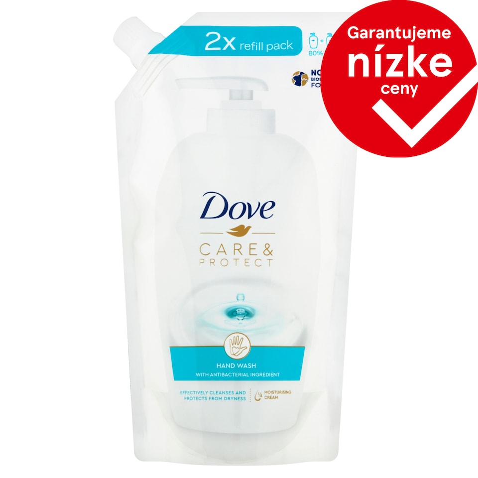 obrázok 1 z Dove Care & Protect tekuté mydlo náhradná náplň 500 ml