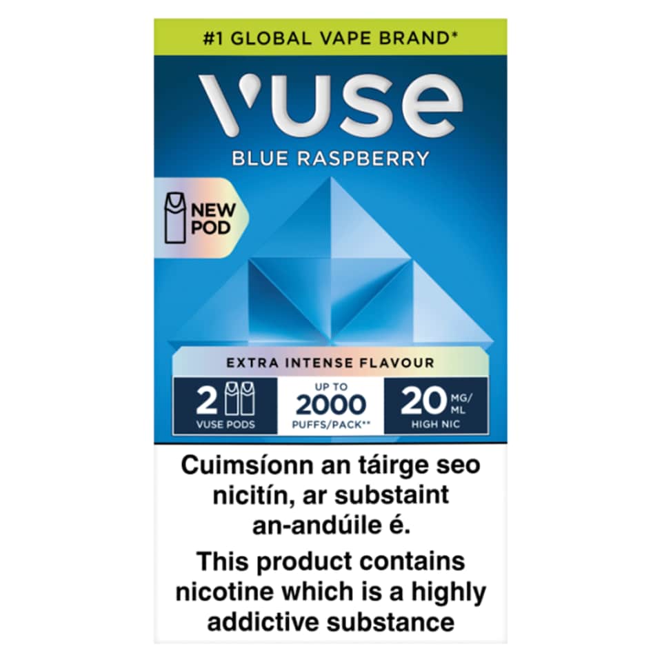 Vuse Pods Blue Raspberry 20mg/ml 2 pack
