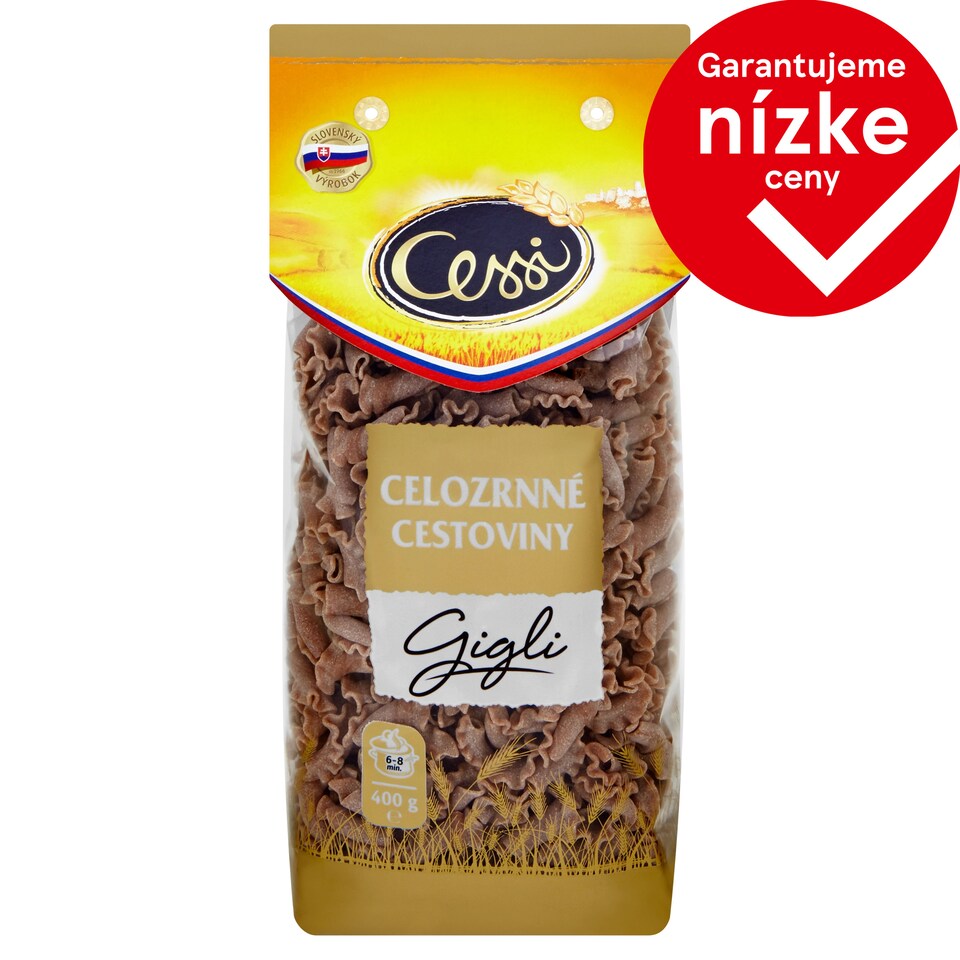 Cessi Wholemeal Pasta Gigli 400 g