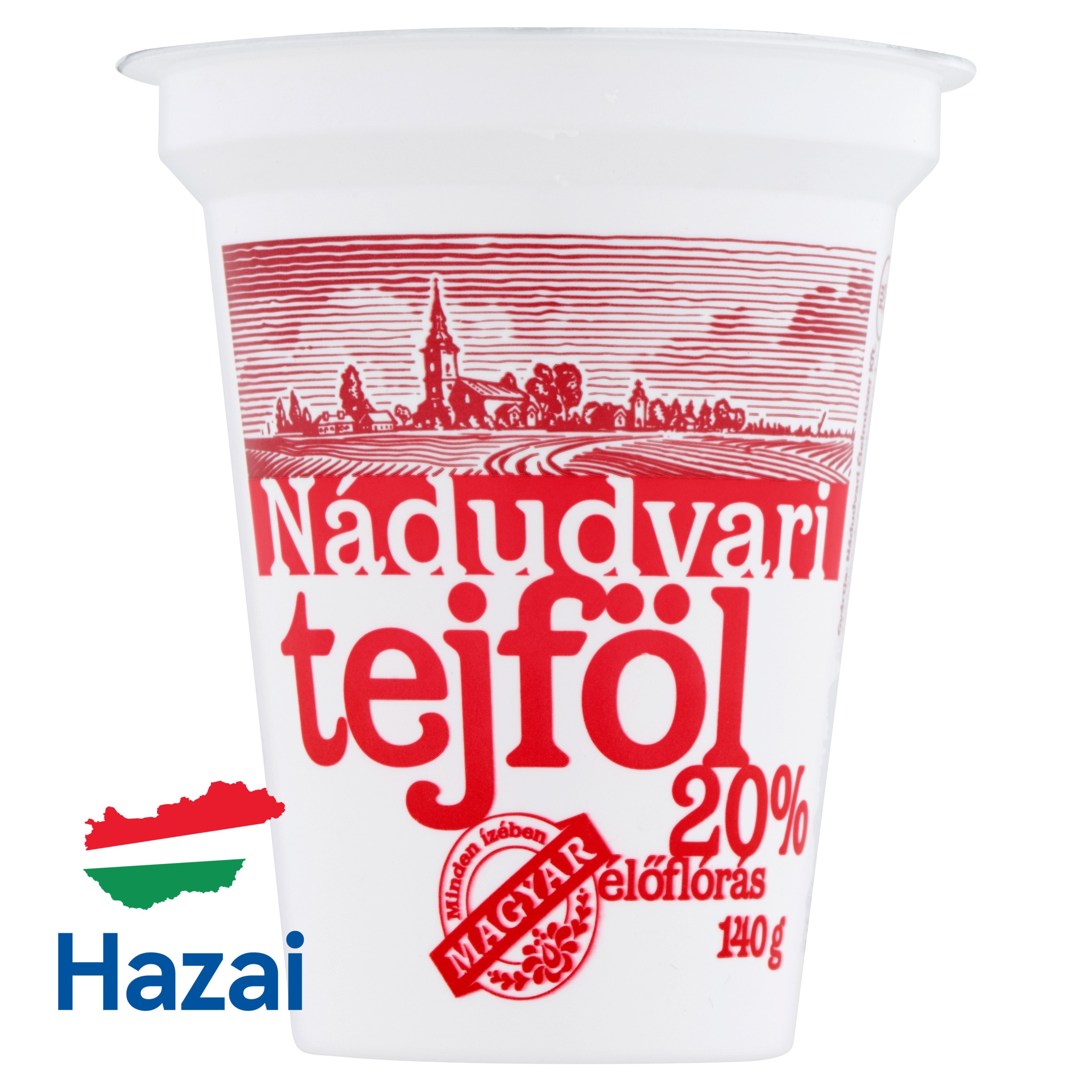 Hungary product data sample: Nádudvari élőflórás tejföl 20% 140 g