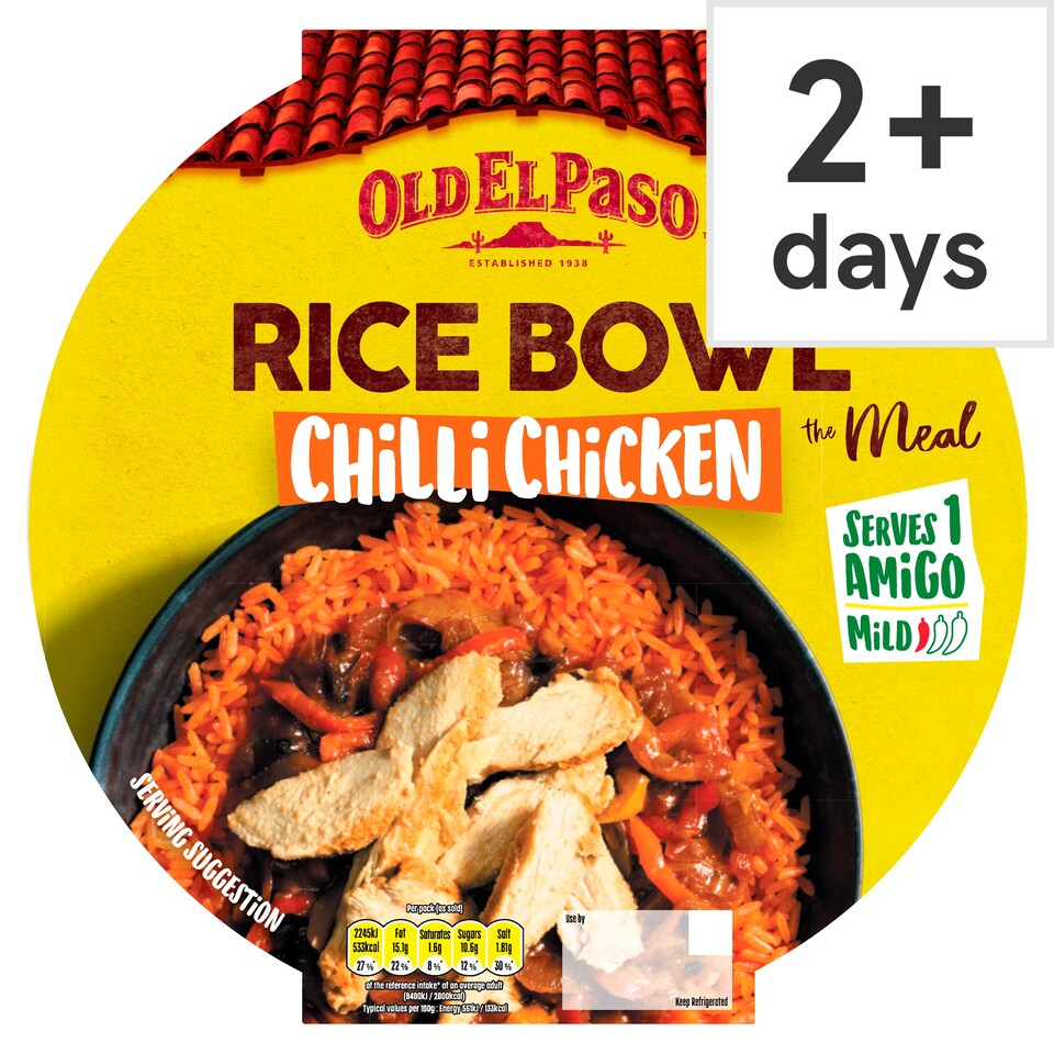 Old El Paso Rice Bowl - Chilli Chicken 400g