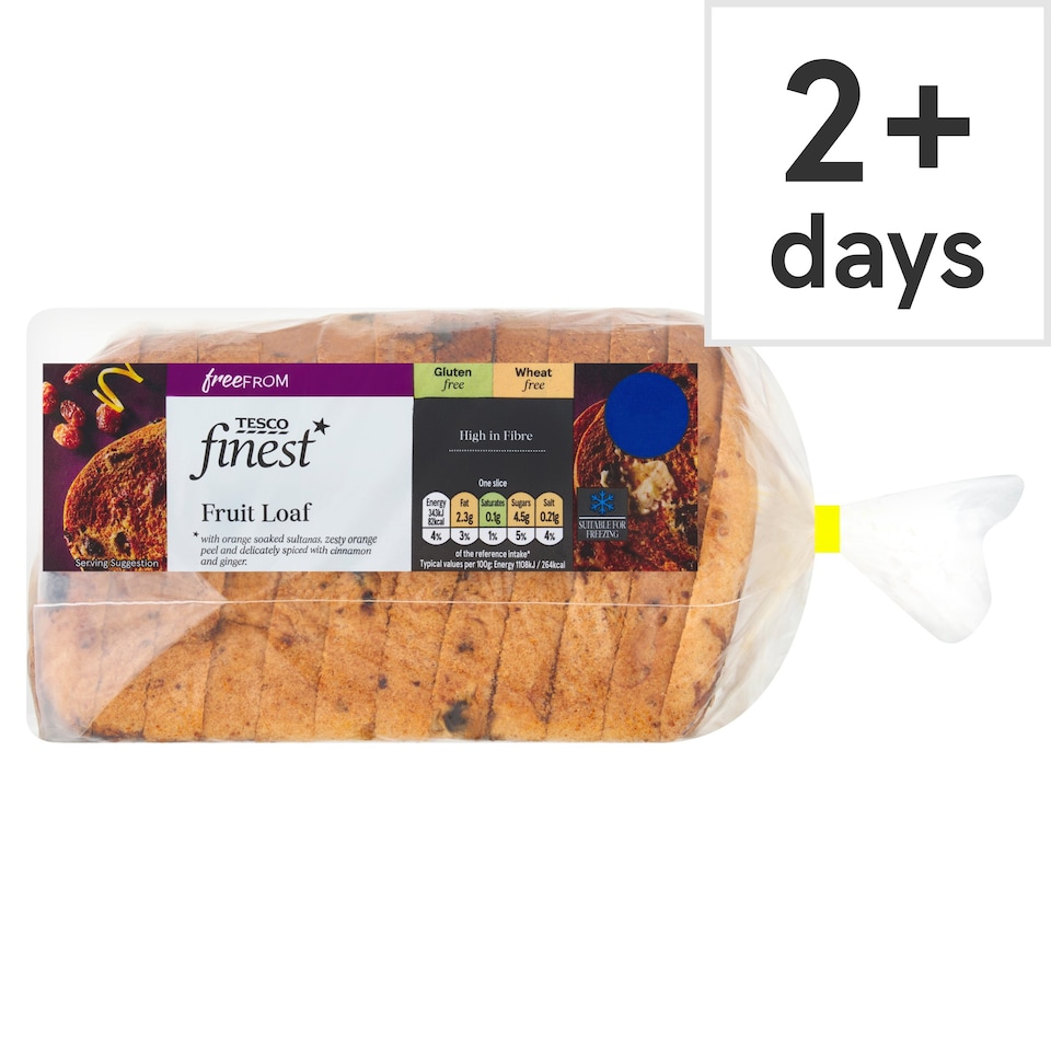 Tesco Finest Free From Fruit Loaf 380g