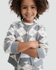 image 3 of F&F x Samantha Faiers 2-Piece Argyle Cardigan and Skirt Set in Grey