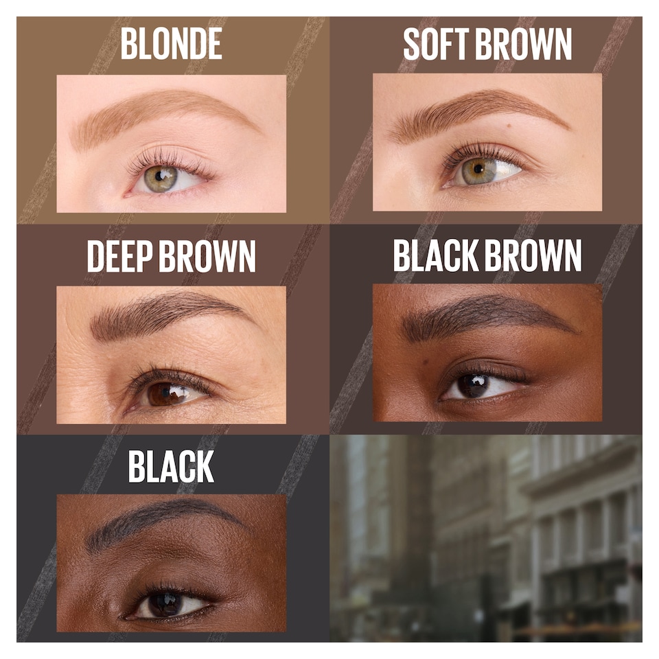 image 1 of Maybelline Brow Ultra Slim Black