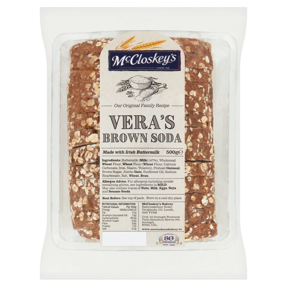 Mccloskeys Veras Brown Soda 500G