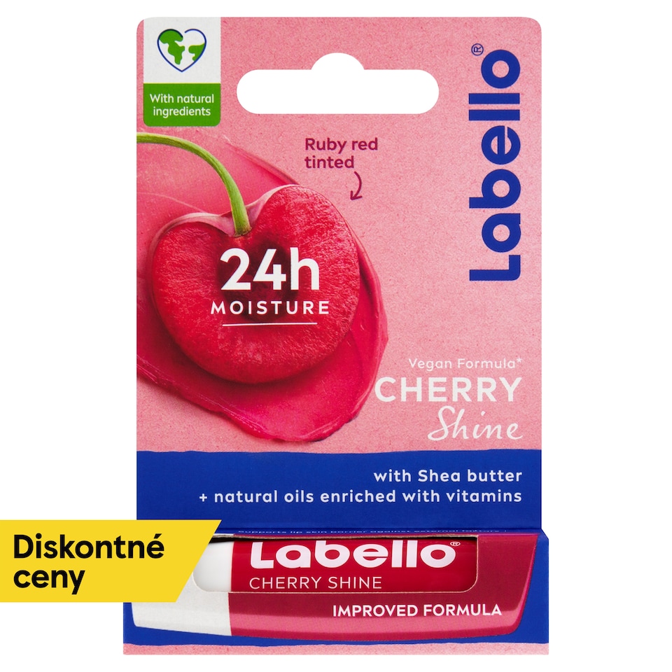 obrázok 1 z Labello Cherry Shine Ošetrujúci balzam na pery 4,8 g