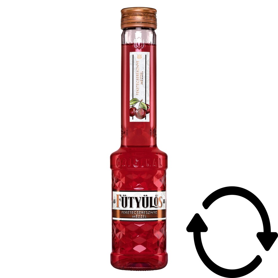 image 1 of Fütyülős Black Cherry with Honey Flavoured Liqueur 24,5% 0,5 l 