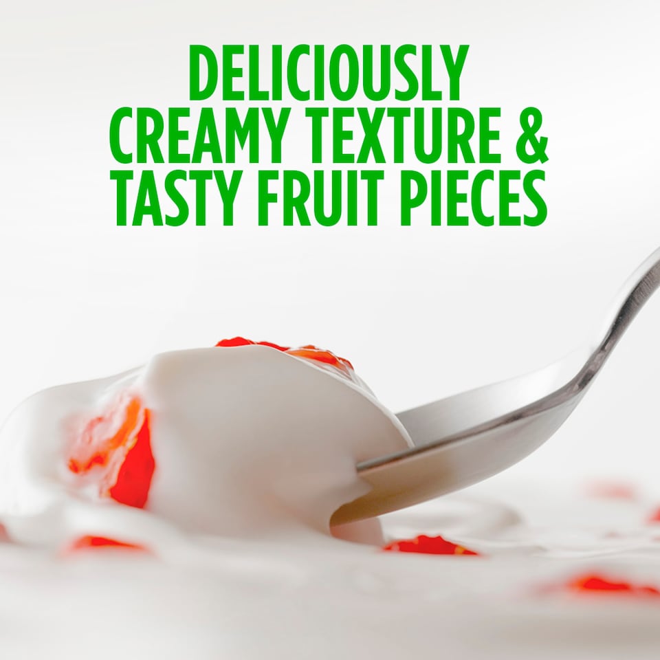 image 1 of Activia Strawberry & Mixed Fruit Fat Free Gut Health Yoghurt Multipack 8x115g