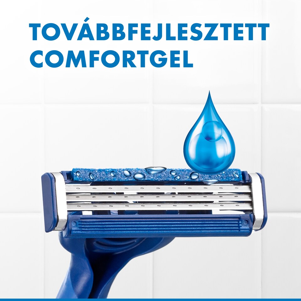 Gillette Blue3 Plus Comfort, Eldobható Borotva Férfiaknak, 8 Darabos Kiszerelés 1. kép