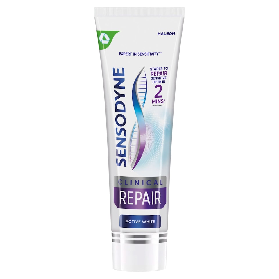image 1 of Sensodyne Clinical Repair Active White Toothpaste with Fluoride 75 ml