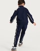 image 3 of F&F Boys 2-Piece Cotton Rich Half Zip Sweatshirt and Joggers Set in Navy