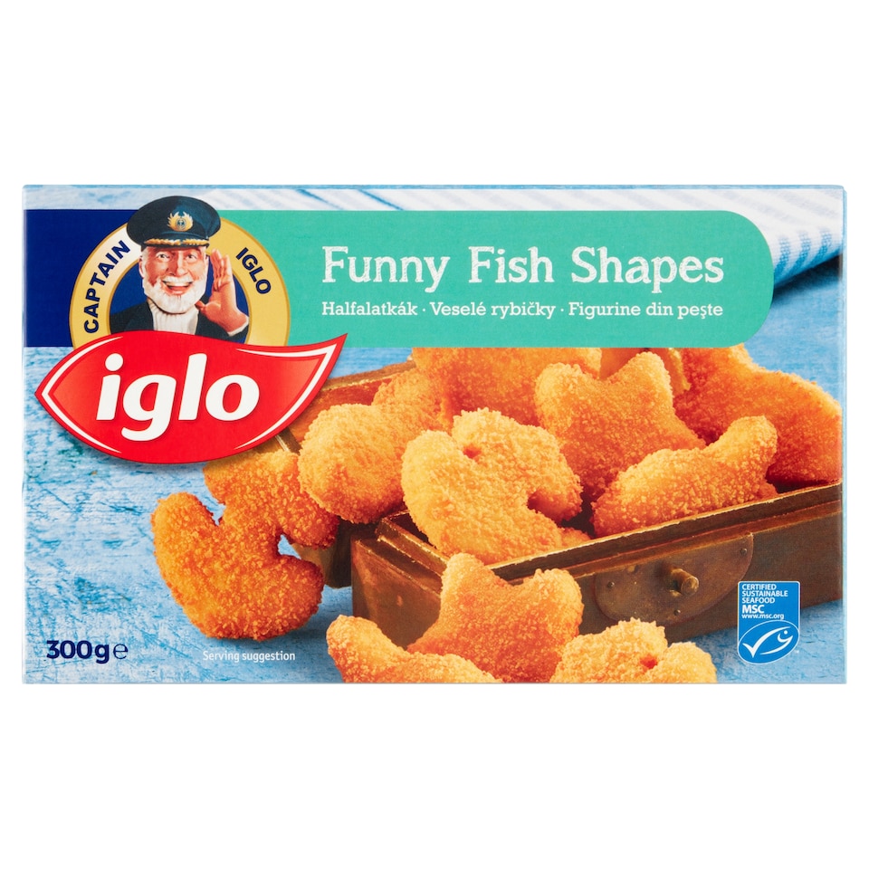 Iglo Quick-Frozen Fish Shapes 300 g
