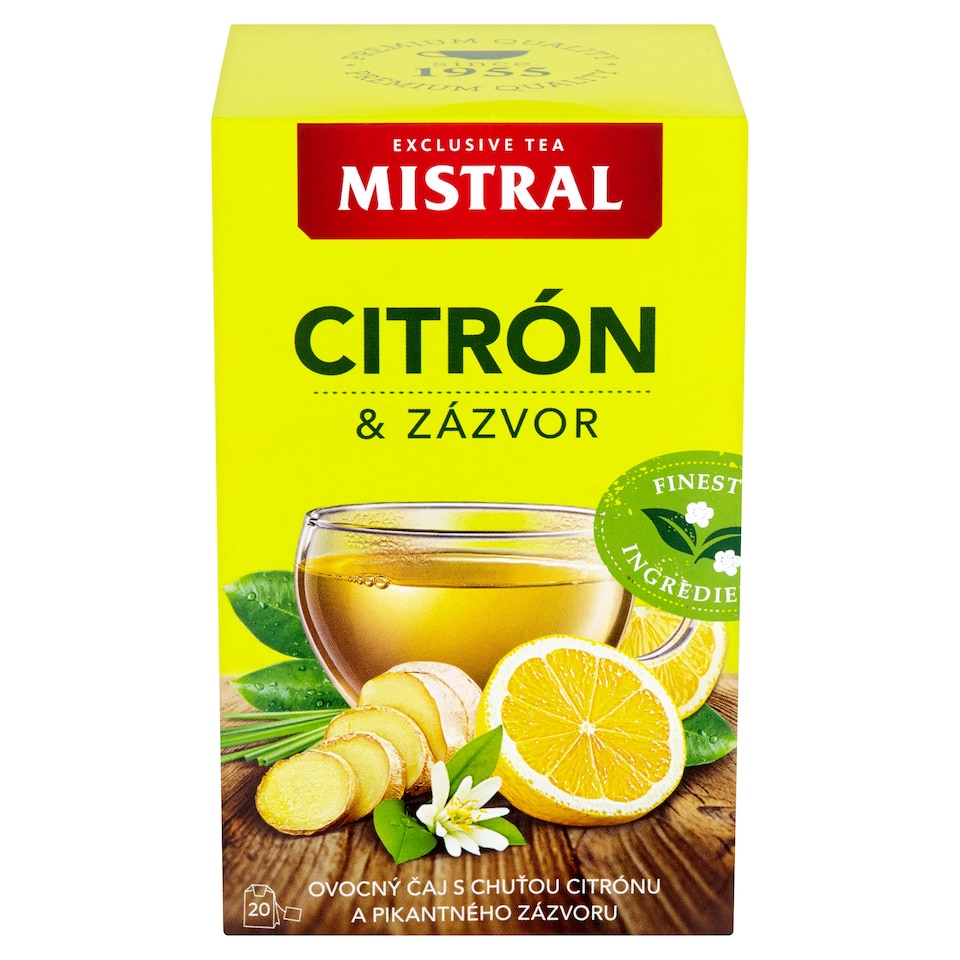 image 1 of Mistral Lemon & Ginger Fruit Tea 40 g
