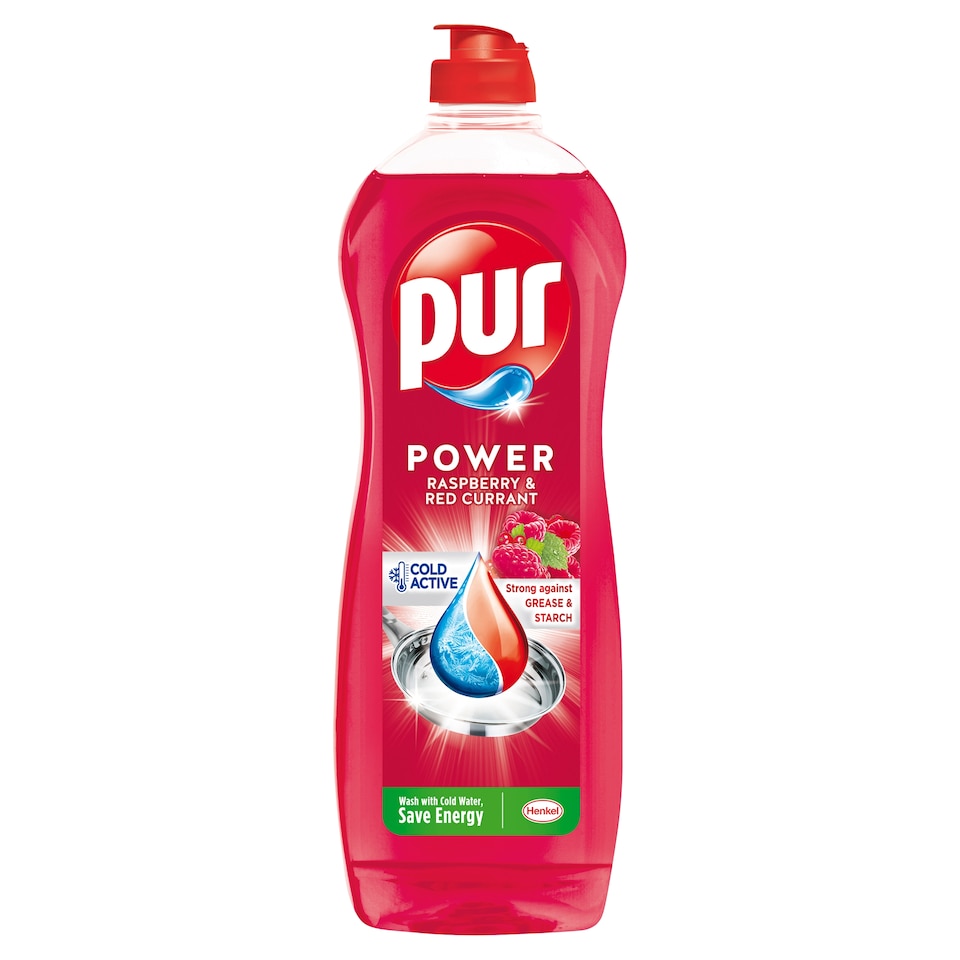 Pur Power Raspberry & Red Currant Čisticí prostředek na ruční mytí nádobí 750ml