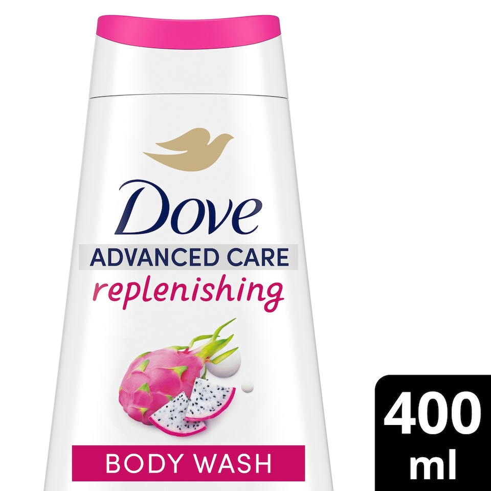 image 1 of Dove Advanced Care Replenishing Dragon Fruit & Coconut Cream Body Wash 400ml