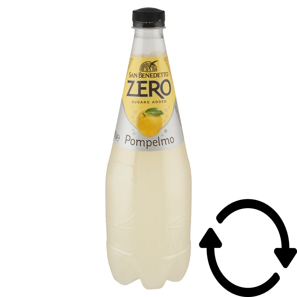 San Benedetto Pompelmo Non-Alcoholic, Carbon Dioxide-Enriched Fruit-Flavored Soft Drink 0,75 l