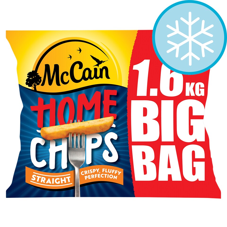 McCain Home Chips Straight Cut 1.6kg