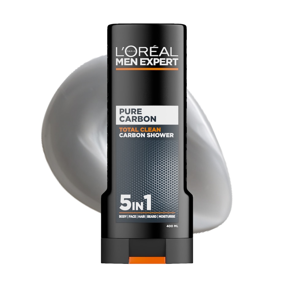 image 1 of L'Oreal Men Expert Total Clean Shower Gel 400Ml