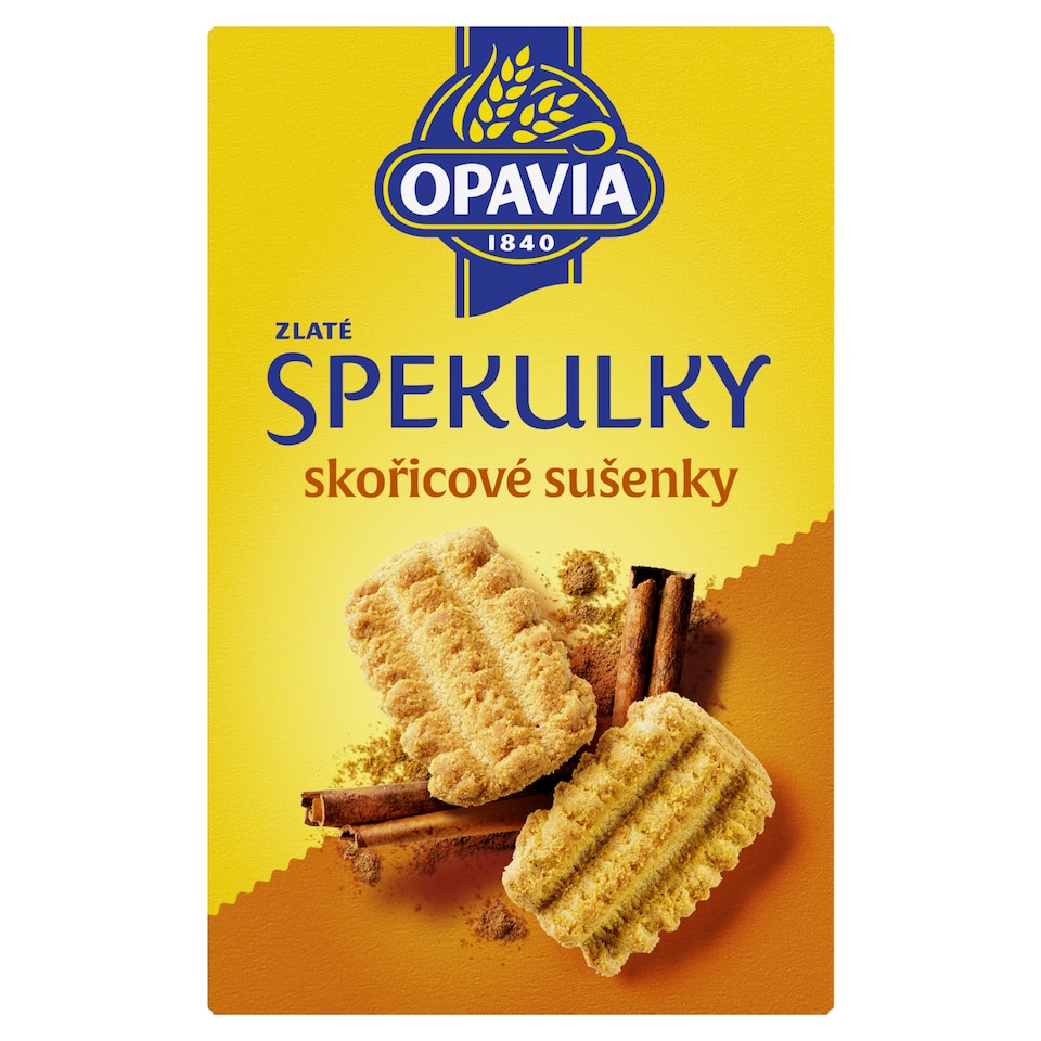 Opavia sušenky Zlaté Spekulky skořicové sušenky 160g
