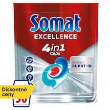 Somat Excellence 4in1 kapsuly do umývačky riadu 50 ks 950 g